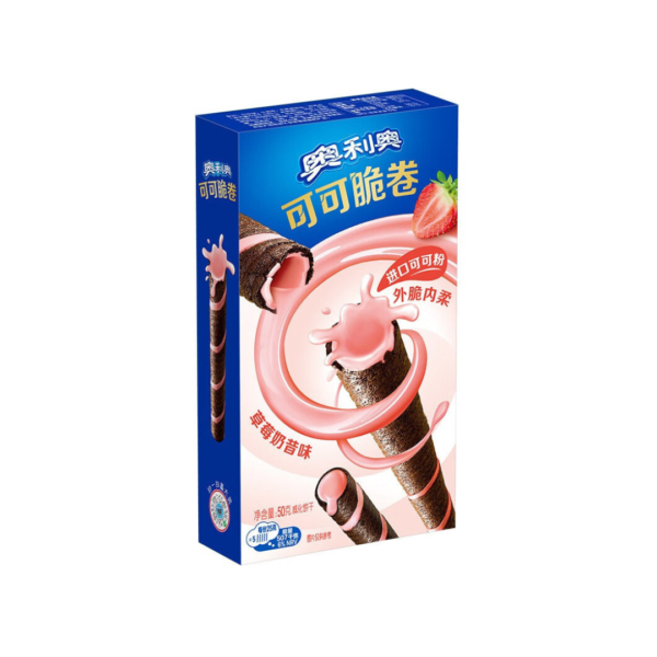 Strawberry Wafer Rolls